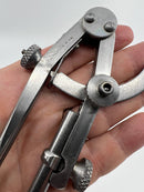 Excellent Discontinued C.S. Osborne Leather workers Double Pivot Extension Divider 