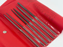 New Old Stock P.S. Stubbs made in England 14cm 6pc Swiss Pattern  No. 0 Cut Needle File Set