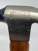 New Old Stock 1960's STANLEY Canada JOBMASTER 16oz Claw Hammer Hickory Handle