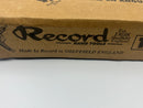 Pristine RECORD made in Sheffield England 4 1/4" Cast Iron  Corner Clamp c/w Box 