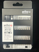 WIHA 27 pc ESD Micro Bit Driver Set in Metal case includes ESD Handle, Extension & Bits