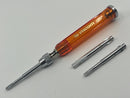 New Old Stock FACOM AMJ - 4pc Slotted Isoryl Multi-Bit Screwdriver Made in FRANCE