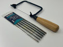 New Old Stock BRITISH Made Eclipse PS51 Piercing Saw with Beech Wood Handle + 30 Blades