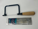 New Old Stock BRITISH Made Eclipse PS51 Piercing Saw with Beech Wood Handle + 30 Blades
