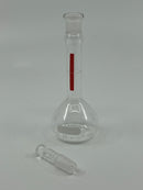 New Old Stock Pyrex USA Made 5660  Class A 25ml Volumetric Flask with Glass Stopper