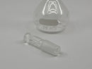 New Old Stock Pyrex USA Made 5660  Class A 25ml Volumetric Flask with Glass Stopper