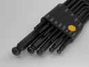 New Old Stock WIHA Germany 13pc Ball End Hex Keys in Molded Holder .050" - 3/8" - Discontinued 