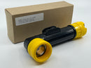 New Old Stock FULTON USA Made MX-212/U Angle Flash Light - Includes coloured lenses -2x D Cell