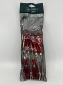 RARE New Old Stock WIHA WEST- GERMANY 5pc METRIC Nut DRIVER Set c/w CHERRY Red Acetate Handles 