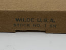 TINY New Old Stock WILDE No. 1 SN 7" Sheet Metal Tin Snips USA Made NO LONGER MADE
