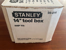 New Old Stock - New in Box - ( 1991) Stanley made in CANADA 14" Tool Box with Tray - ALL METAL 