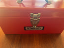 New Old Stock - New in Box - ( 1991) Stanley made in CANADA 14" Tool Box with Tray - ALL METAL 
