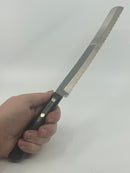 New Old Stock 1960s PREMIER made in UK 8-1/2 Stainless Steel Serrated Blade Slicing Knife