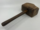 Beautiful Large Hand Made Antique Carpenters Mallet