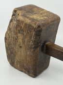 Beautiful Large Hand Made Antique Carpenters Mallet