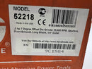 Dynabrade USA No. 52218 .5hp 7 Degree Offset Gearless Long Shank Die Grinder 20,000rpm