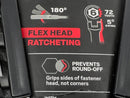 New Old Stock TEKTON 6pc Flex-Head RATCHETING Double Box End Wrench Set 5/16" - 3/4" 