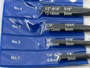 GRAY Tools USA made SE70C 7pc Broken Bolt Extractor Set No.1 to No.7