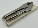 New Old Stock CRESCENT USA Made CPS7 Chrome Plated Straight Jaw Locking Pliers - BEAUTIFUL- Discontinued ! 