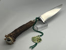 New Old Stock ( 1950s) REHWAPPEN Solingen Germany Small Fixed Blade Knife with Sheath 