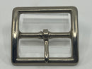 New Old Stock North & Judd USA made No. 899 1-3/4" Nickel Plated SOLID Brass Belt Buckle 