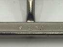 New Old Stock North & Judd USA made No. 899 1-3/4" Nickel Plated SOLID Brass Belt Buckle 