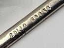 New Old Stock North & Judd USA made No. 899 1-3/4" Nickel Plated SOLID Brass Belt Buckle 
