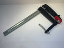 New Old Stock BESSEY made in Germany Heavy Duty  Cast Iron Screw Clamp with Tommy Bar 12"x 5-1/2" - Cardon Tools