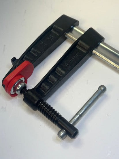 New Old Stock BESSEY Germany HD  Cast Iron Screw Clamp with Tommy Bar 15.75" x 4.75"