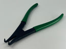 New Old Stock 7" Lindstrom Sweden 2411 D 70 90-Degree Angled Circlip Pliers for External Circlips on Shafts, Forged Tip