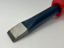 New Old Stock 1990s Spear & Jackson Sheffield England 22-210R 1" GUARDED Flat Cold Chisel
