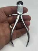 TINY New Old Stock STAHLS Eskilstuna SWEDEN Polished Chrome End Cutter Nipper Pliers