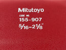 New Old Stock MITUTOYO made in JAPAN 4pc Telescoping Bore Gage Set 5/16" - 2-1/8" Range No. 155-907