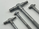 New Old Stock MITUTOYO made in JAPAN 4pc Telescoping Bore Gage Set 5/16" - 2-1/8" Range No. 155-907