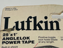 New Old Stock LUFKIN USA made 8425A 25' x 1" Anglelok Power Tape c/w ANGLE DIAL GAGE 