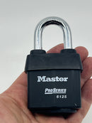 MASTER LOCK ProSeries Weather Tough Heavy DUTY Padlock, Laminated Steel,  No. 6125