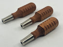 3 New Old Stock Vermont Birch Hardwood File / Small Tool Handle with Long Ferrule