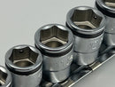Koken made in Japan 1/4" Dr. 11 Pc SHORT NUT GRIP® Socket Set, 5-14MM - RS2450MS/11