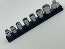 Koken made in Japan 3/8" Dr 9 Pc Z-SERIES 6pt  METRIC Ultra Short Socket Set 8-19MM 3285ZE