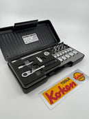 Koken made in Japan 1/4"  Dr Socket Set Z-SERIES 26pcs  W/ 72 TOOTH RATCHET P2285Z