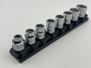 Koken made in Japan Z-series 3/8" Dr. 8 pc ULTRA SHALLOW  Socket Set 8-19 MM 6 Point  RS3400MZ/8