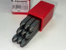 FACOM 293A.3 9pc Number Punch Set  for Metal Fabricators 3mm Numeral Height - Cardon Tools