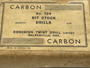 New (VERY) Old Stock Dominion Twist Drill Walkerville,  On No. 109 13/32" Bit Stock Drill ( brace and bit )