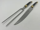 New Old Stock Laguiole Made in France Ebony Handled Carving Boxed Presentation Set