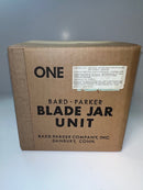 New Old Stock 1960's BARD PARKER Stainless Steel 6" Diameter Canister with Lid ( Medical Blade Jar) - Cardon Tools
