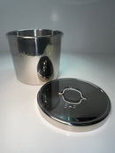 New Old Stock 1960's BARD PARKER Stainless Steel 6" Diameter Canister with Lid ( Medical Blade Jar) - Cardon Tools