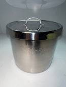 New Old Stock 1960's BARD PARKER Stainless Steel 6" Diameter Canister with Lid ( Medical Blade Jar) - Cardon Tools