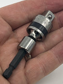 Koken made in Japan 1/4" HEX Bit. to  3/8" Dr UNIVERSAL Drill Adapter
