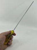 Beautiful New Old Stock PROTO USA Made Narrow Extra Long Slotted Screwdriver ( 3/16" x 15-1/2") - Discontinued