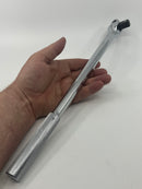 Proto USA 15-5/8" OAL 1/2" Dr. Flex Handle Breaker Bar with Full Polish Chrome Finish